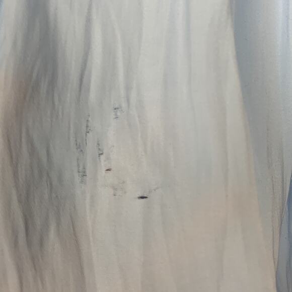 Lilly Pulitzer womens xxs blue off shoulder top tassle fringe flaw cute beachy - Picture 9 of 9